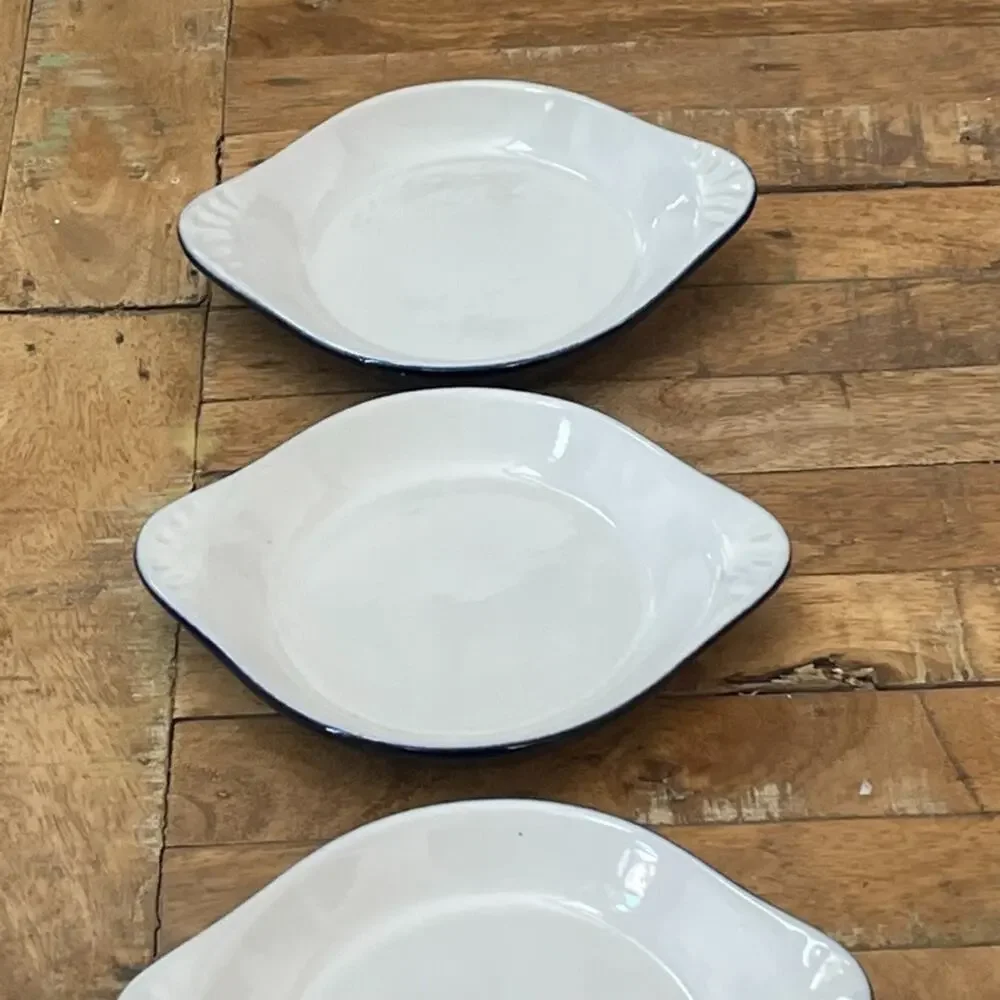 H. F. Coors China Chefsware #70H Baking Dishes Set of 3 7.75